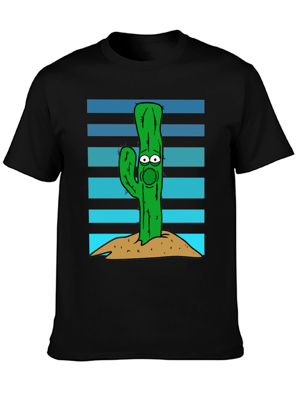 Cactus Graphic Tee - Funny Desert Plant Shirt