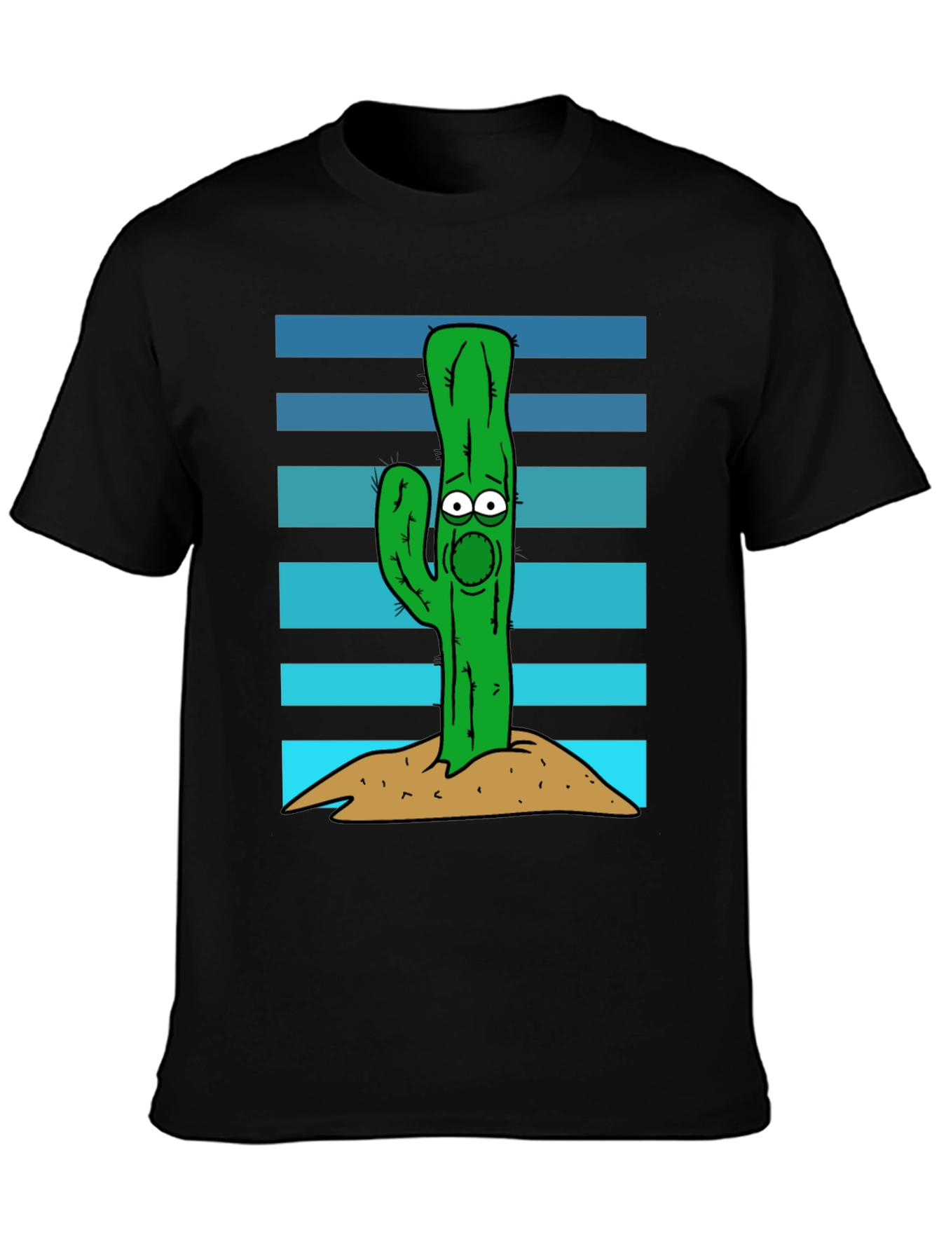 Cactus Graphic Tee - Funny Desert Plant Shirt