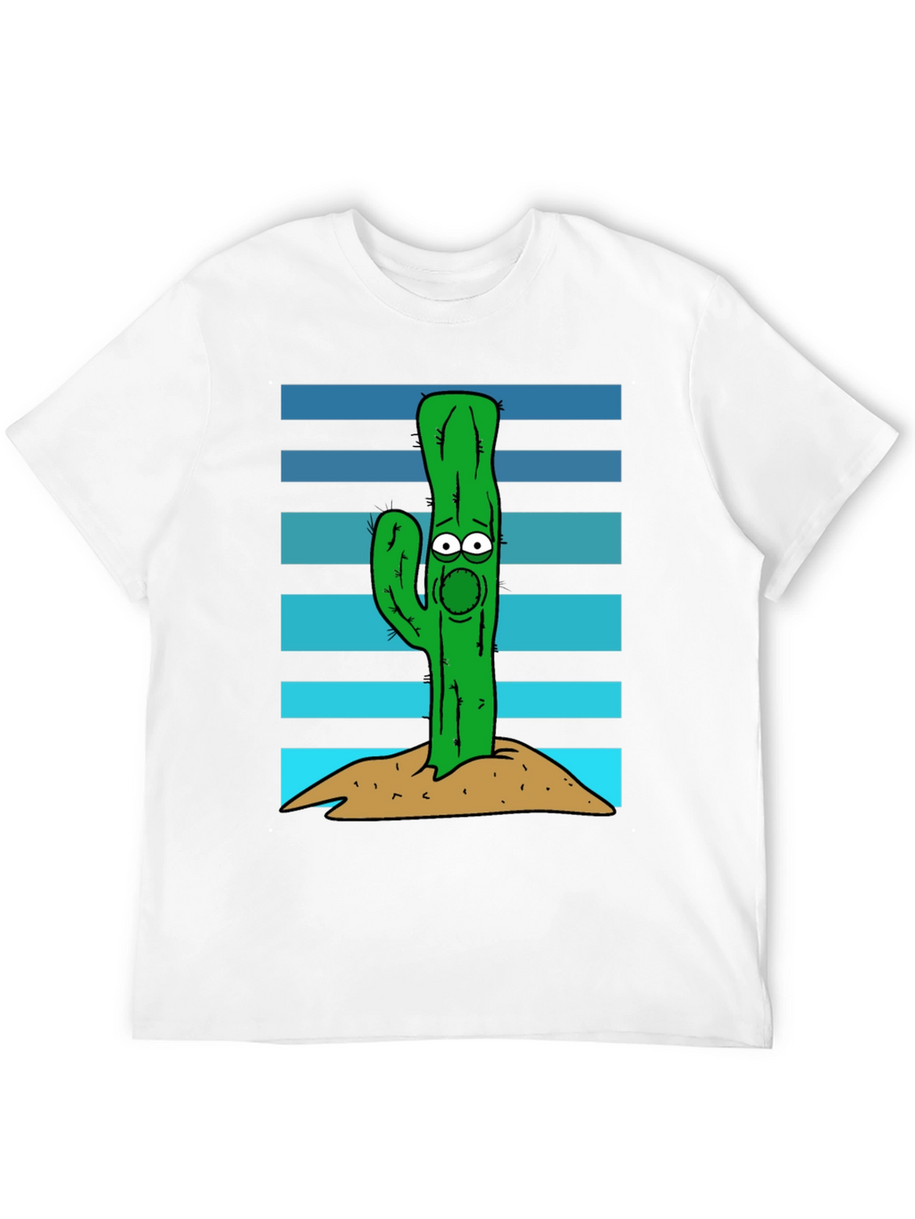 Cactus Graphic Tee - Funny Desert Plant Shirt