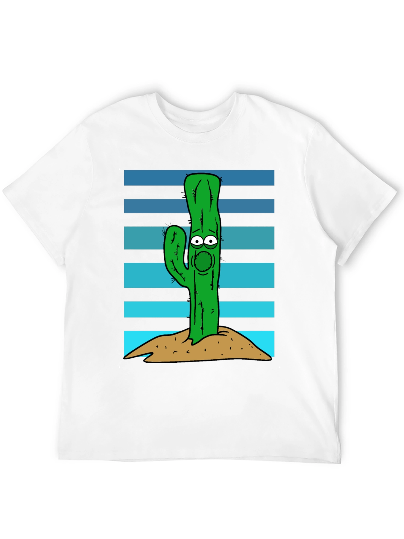 Cactus Graphic Tee - Funny Desert Plant Shirt