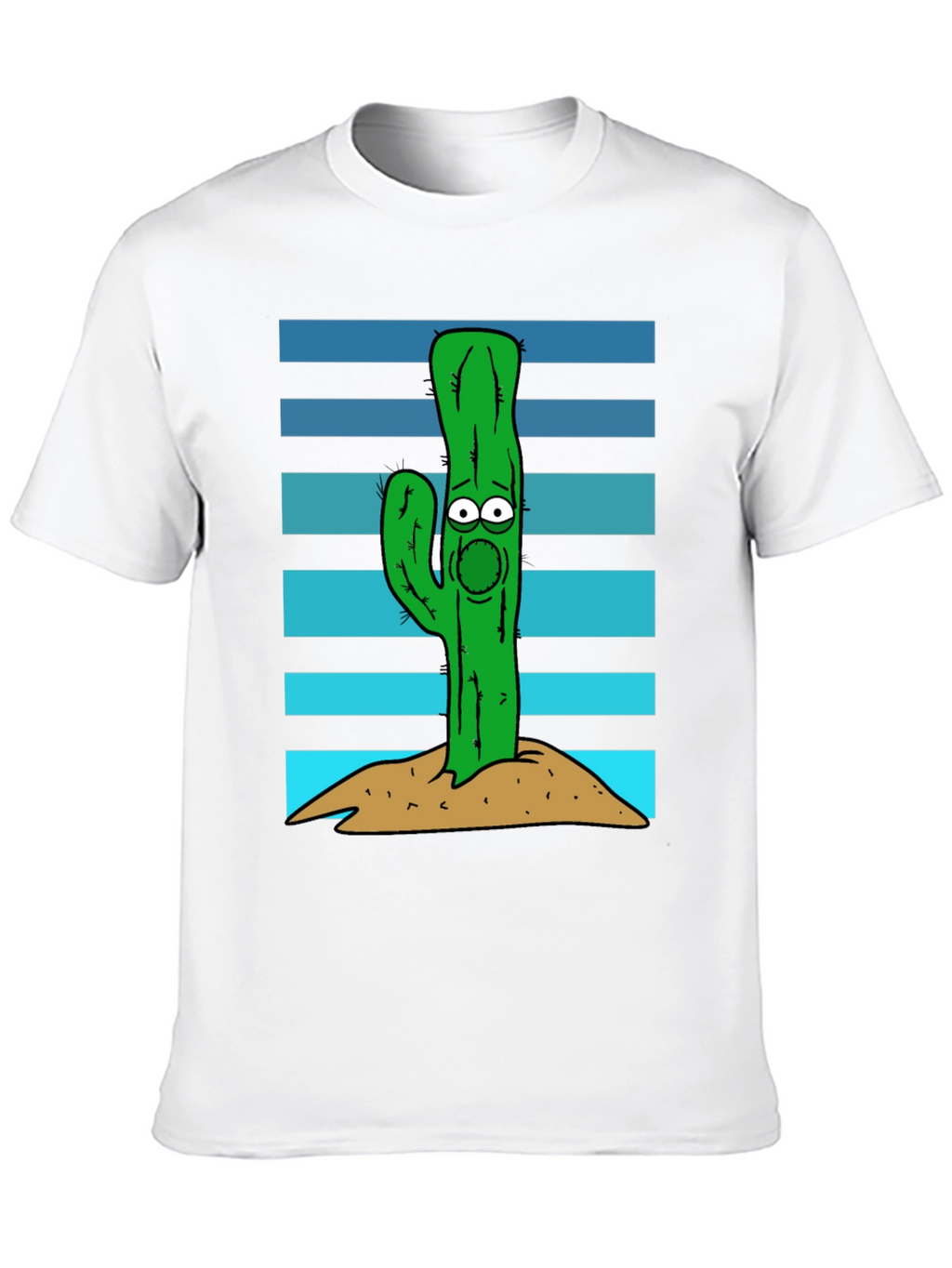 Cactus Graphic Tee - Funny Desert Plant Shirt
