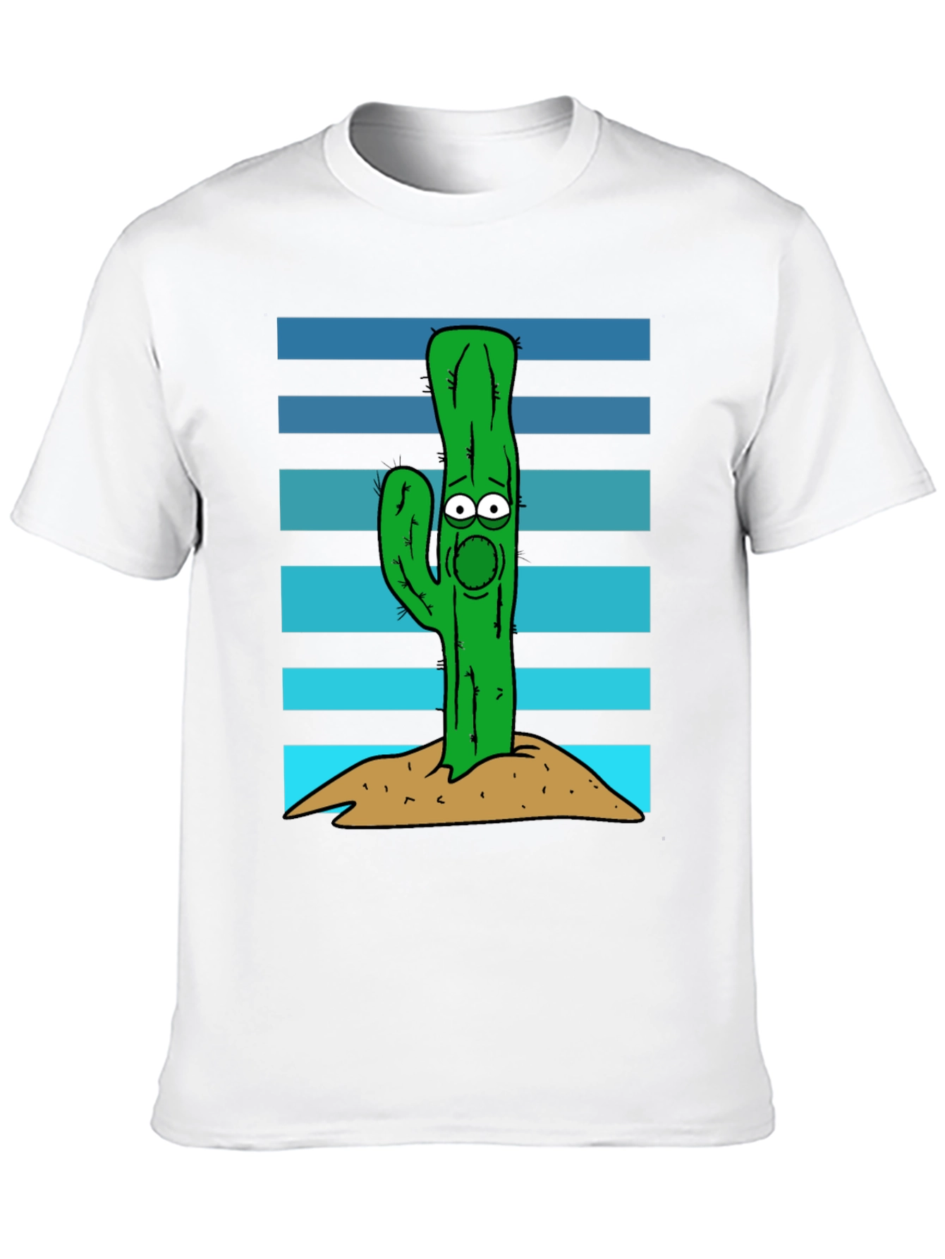 Cactus Graphic Tee - Funny Desert Plant Shirt