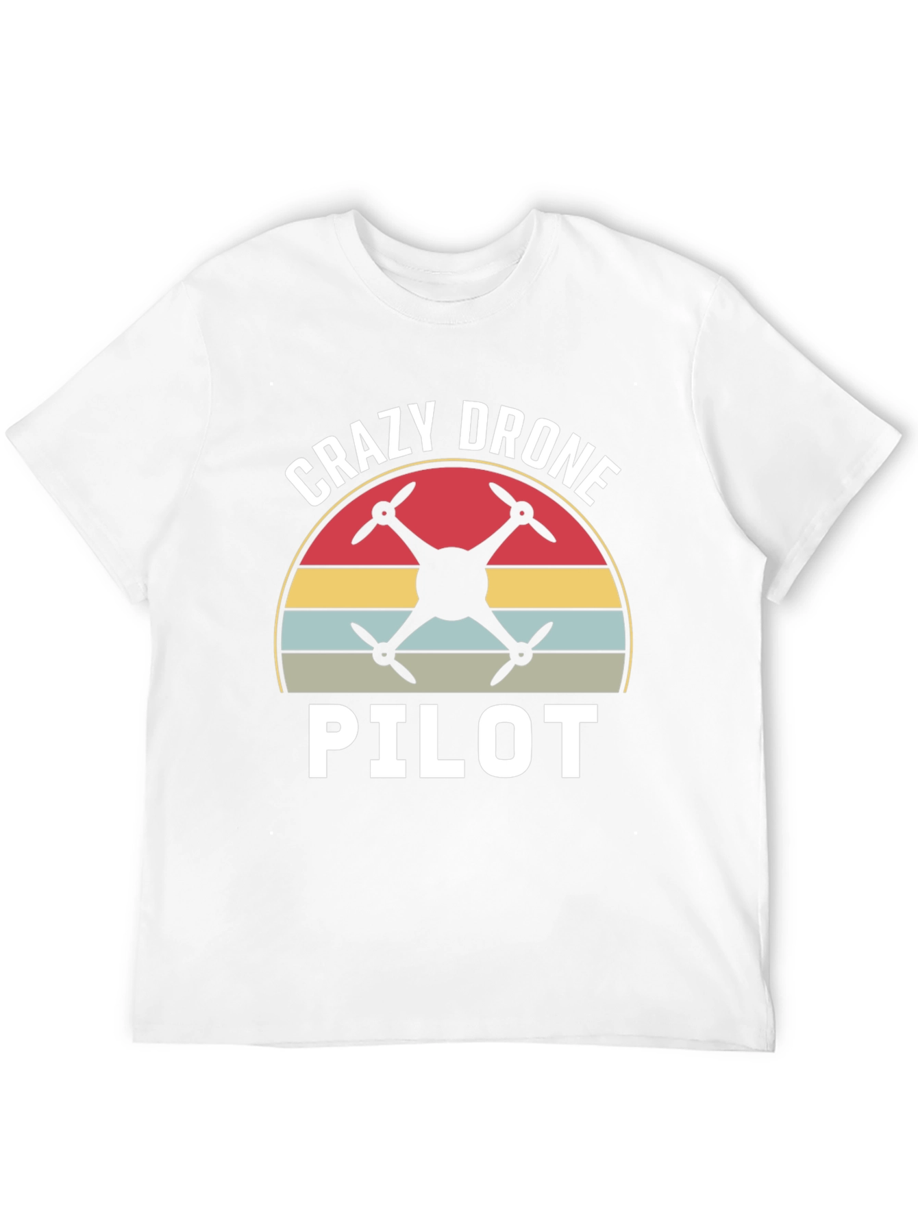 Crazy Drone Pilot Graphic T-Shirt