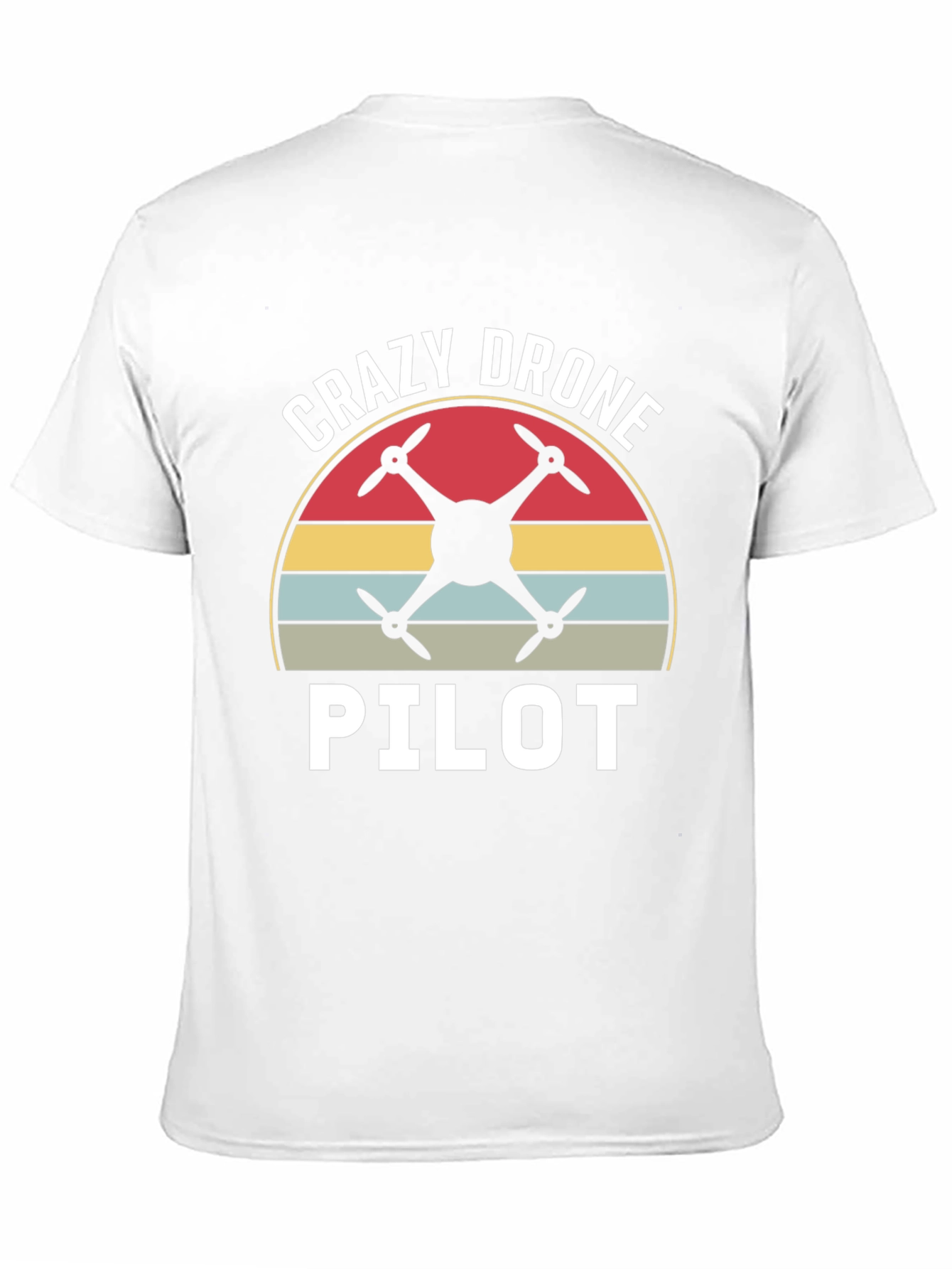 Crazy Drone Pilot Graphic T-Shirt