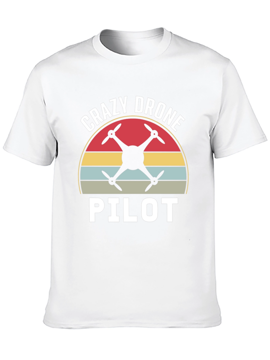 Crazy Drone Pilot Graphic T-Shirt