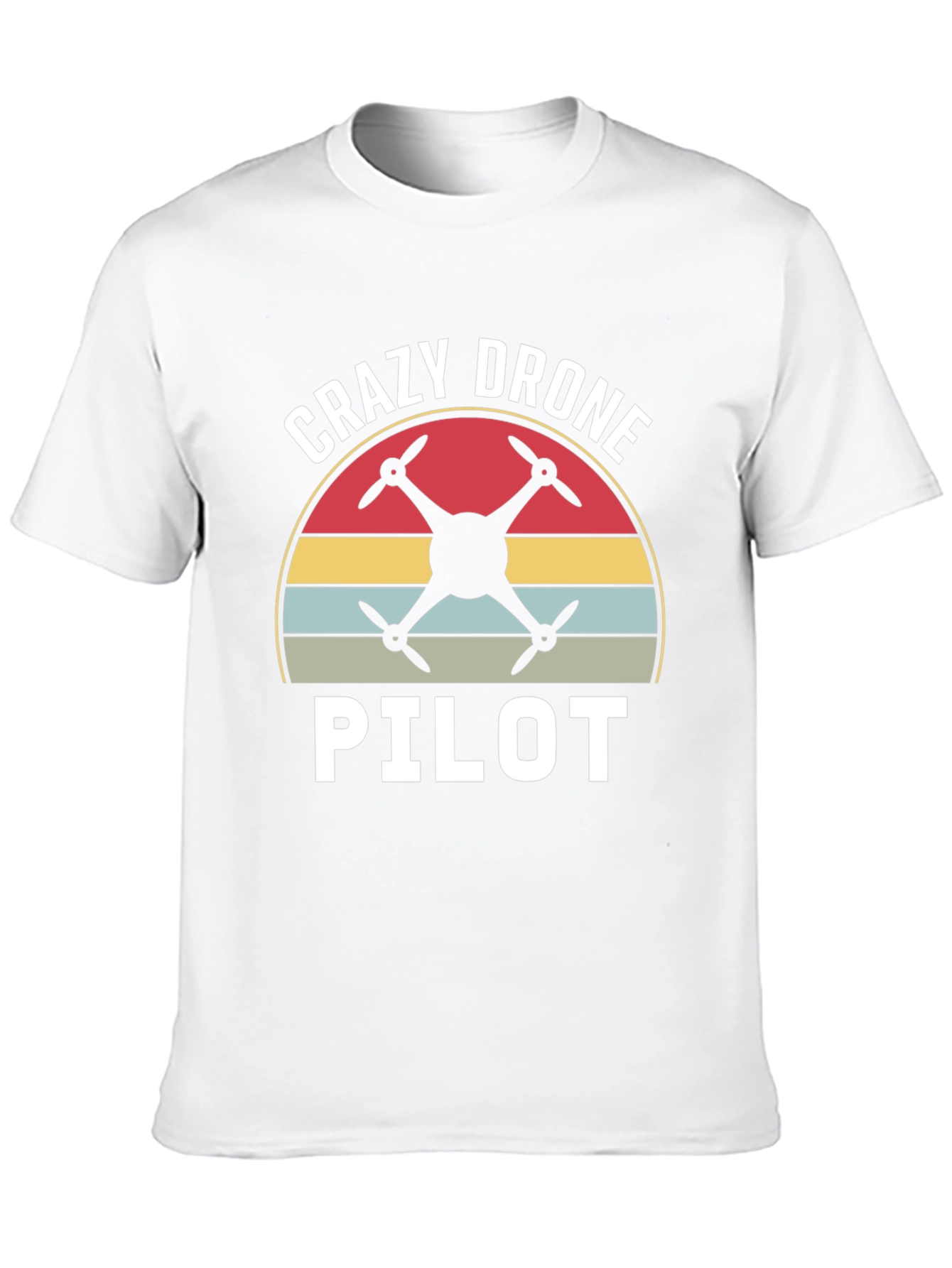 Crazy Drone Pilot Graphic T-Shirt