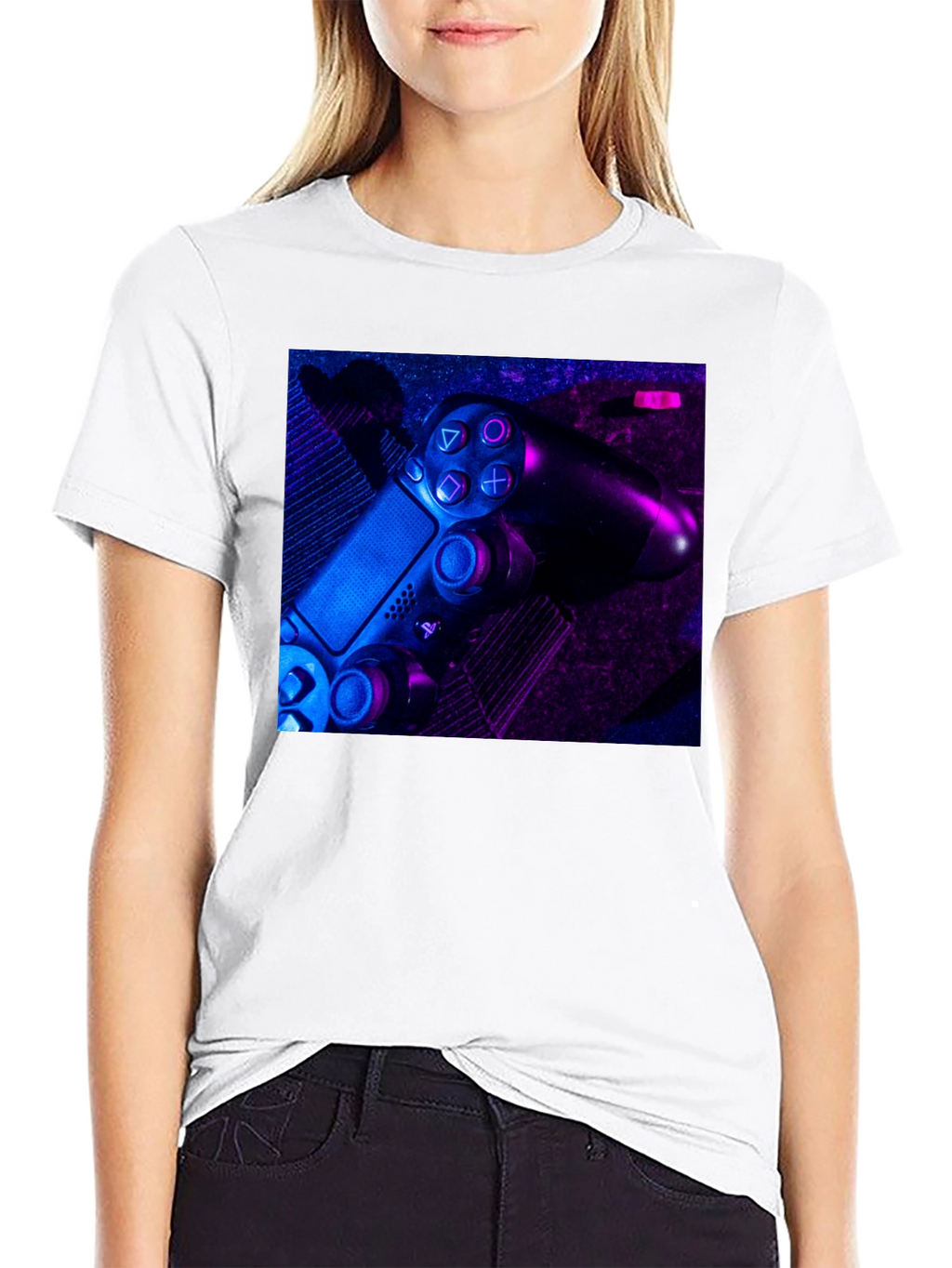 Gaming Controller Graphic Tee - Black T-Shirt