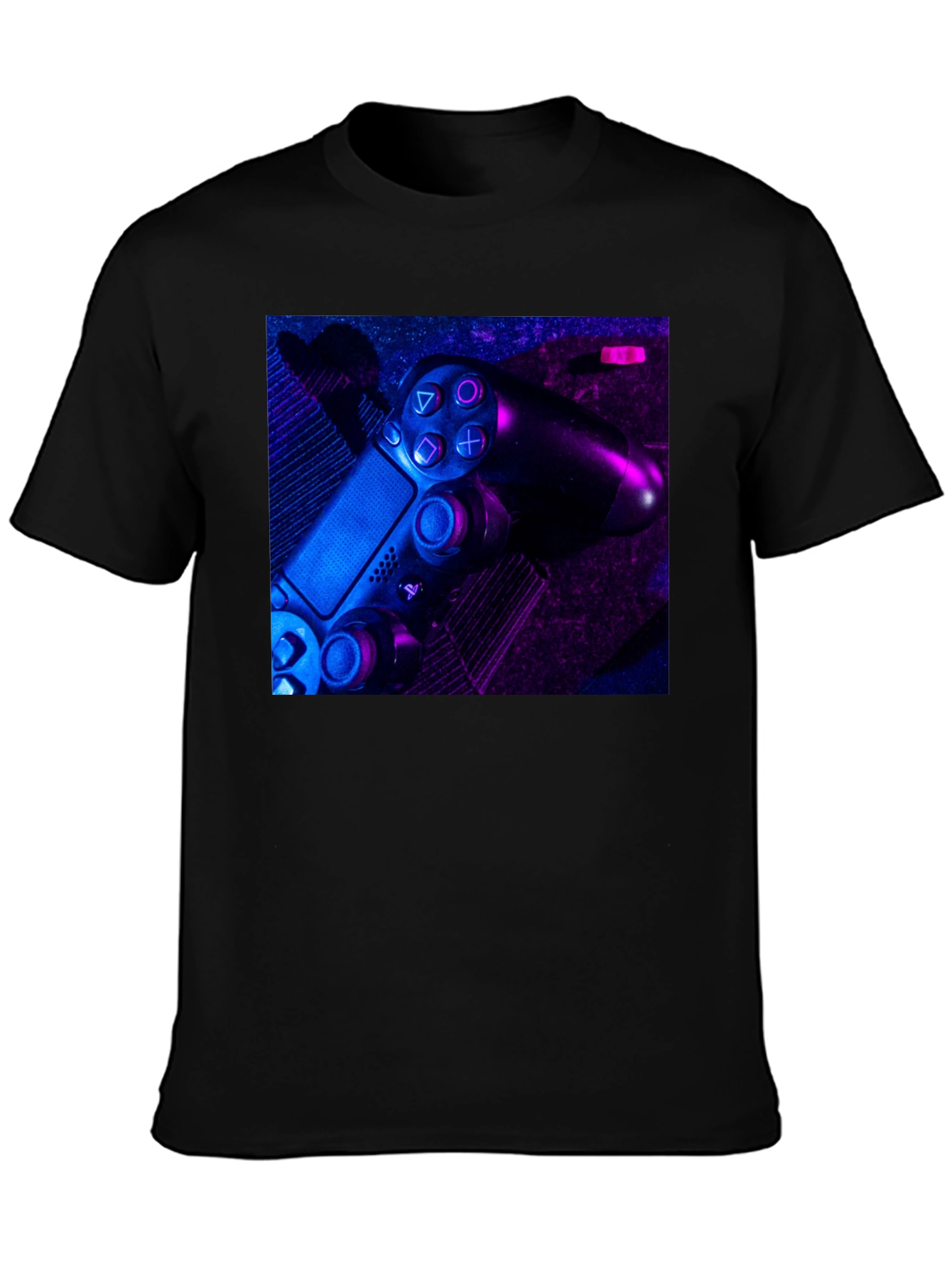 Gaming Controller Graphic Tee - Black T-Shirt