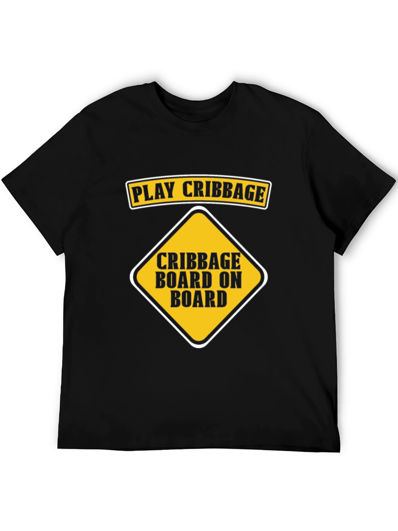 Play Cribbage T-Shirt - Cribbage Board On Board Graphic Tee