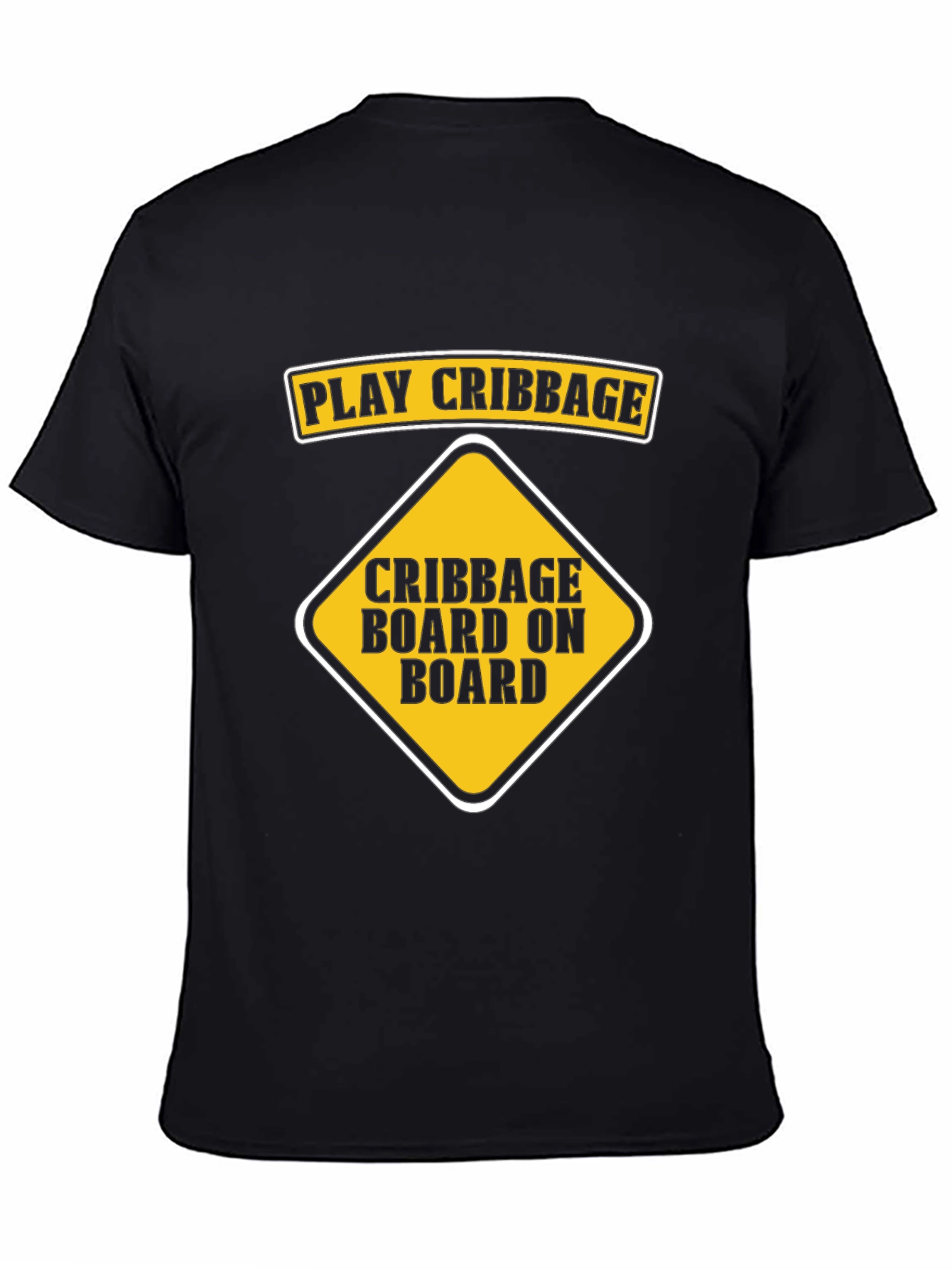 Play Cribbage T-Shirt - Cribbage Board On Board Graphic Tee