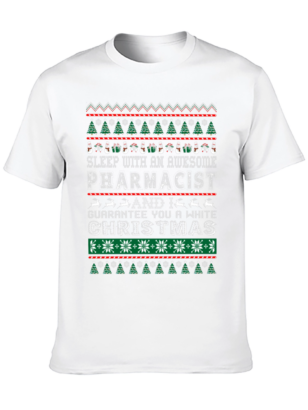 Awesome Pharmacist Ugly Christmas Sweater T-Shirt