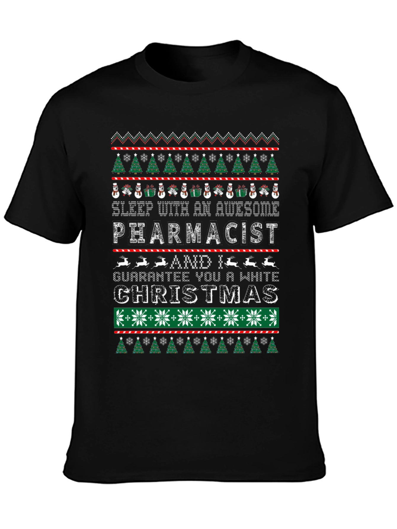Awesome Pharmacist Ugly Christmas Sweater T-Shirt