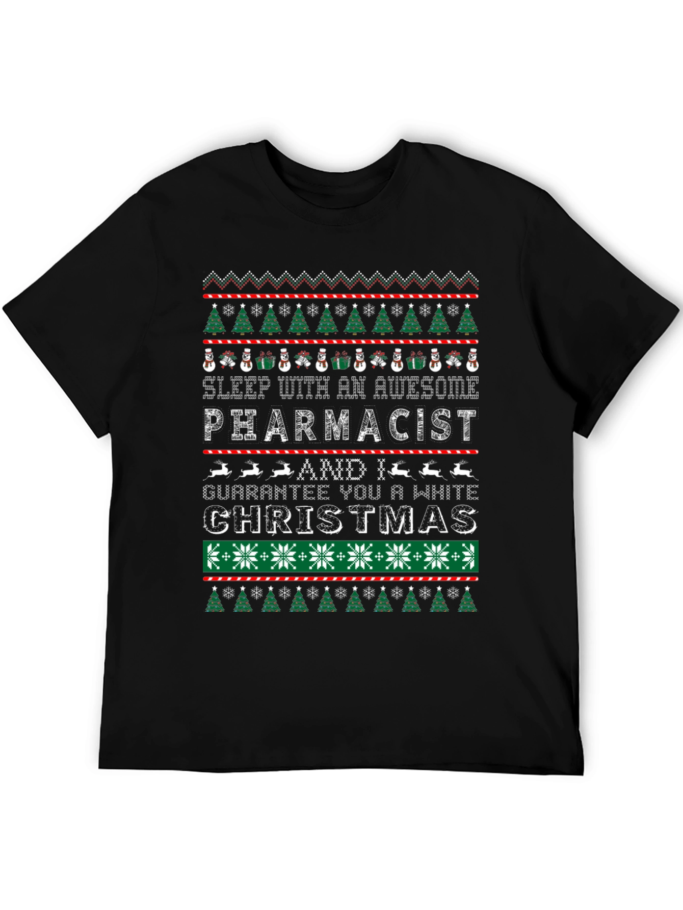 Awesome Pharmacist Ugly Christmas Sweater T-Shirt