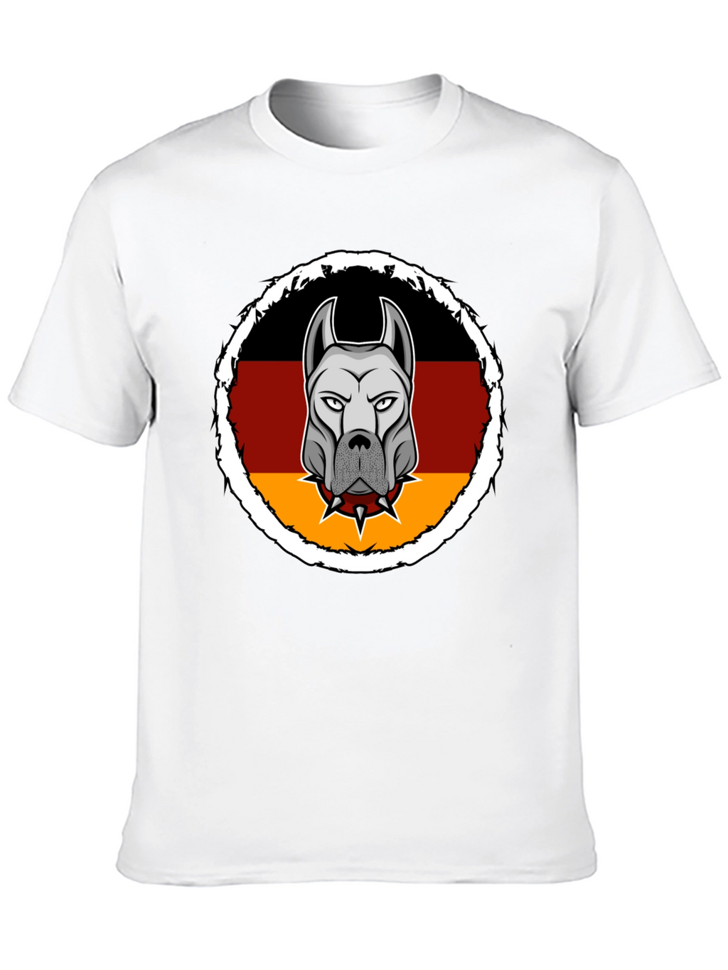 Dog Head Graphic Tee - Germany Inspired Design