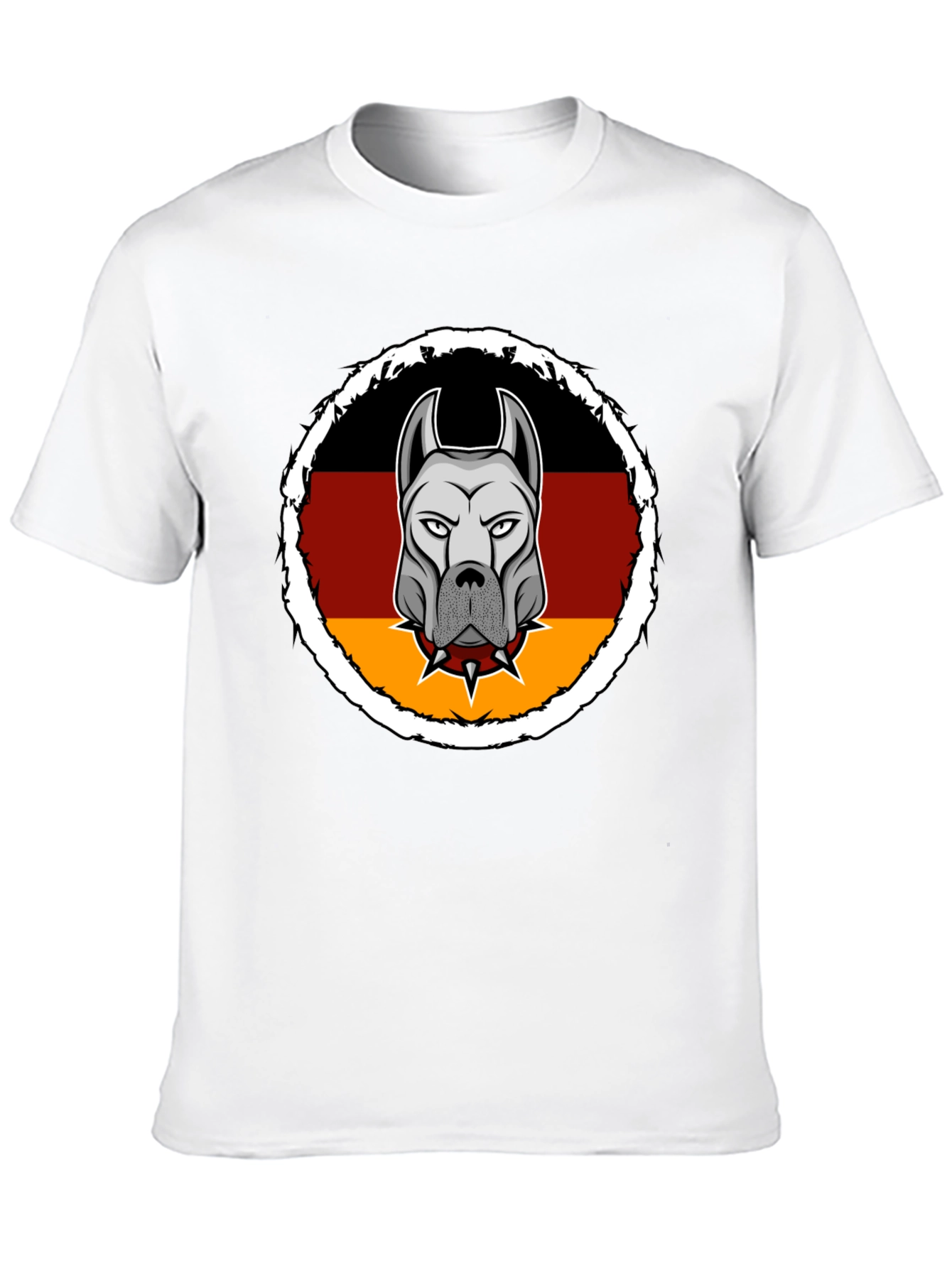 Dog Head Graphic Tee - Germany Inspired Design