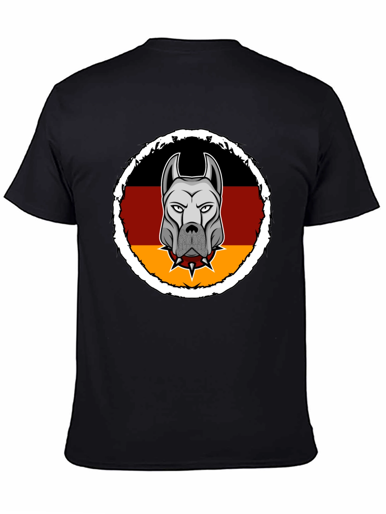 Dog Head Graphic Tee - Germany Inspired Design