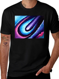 Cosmic Flow Graphic T-Shirt