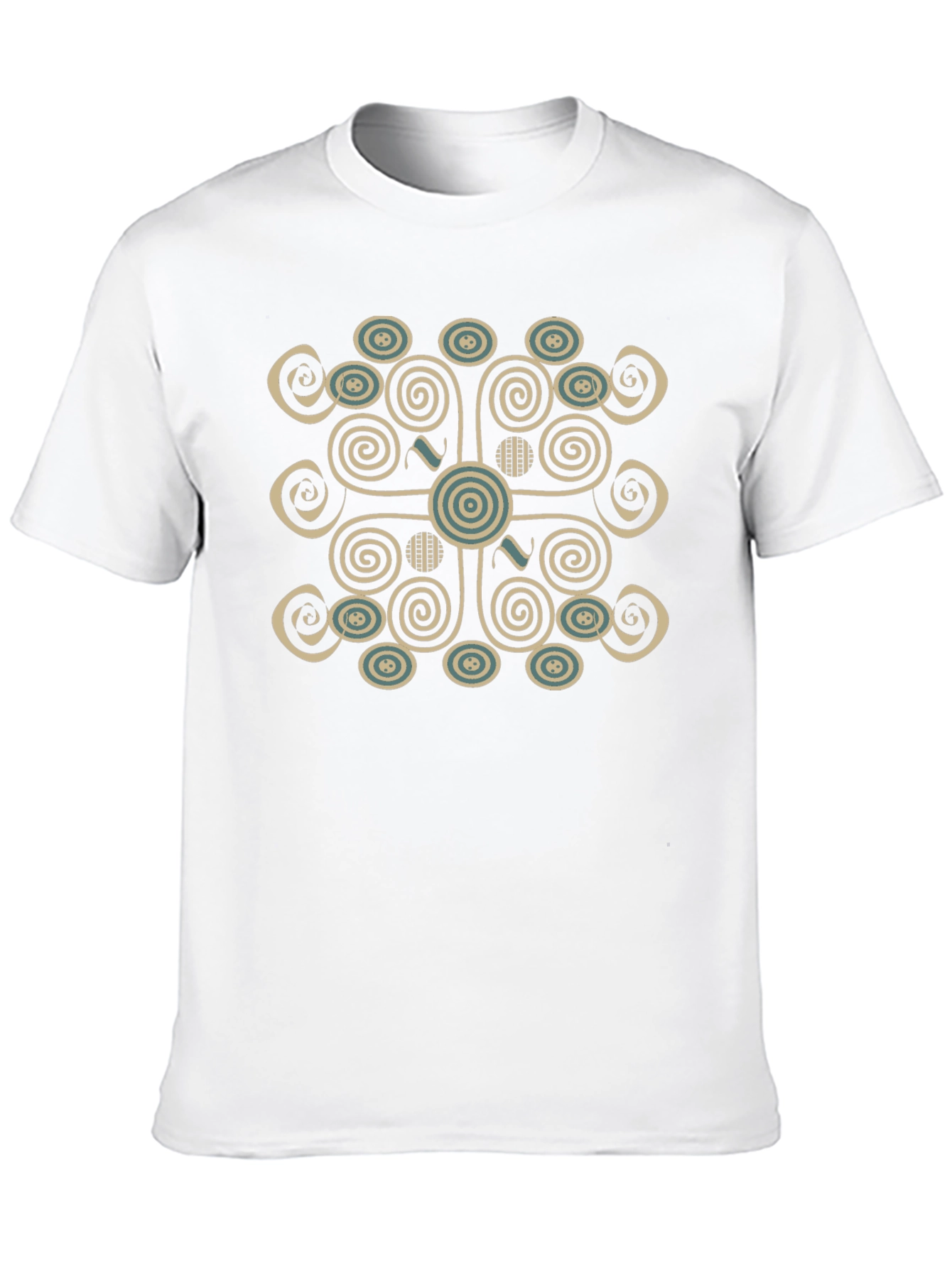 Abstract Pattern Print T-Shirt