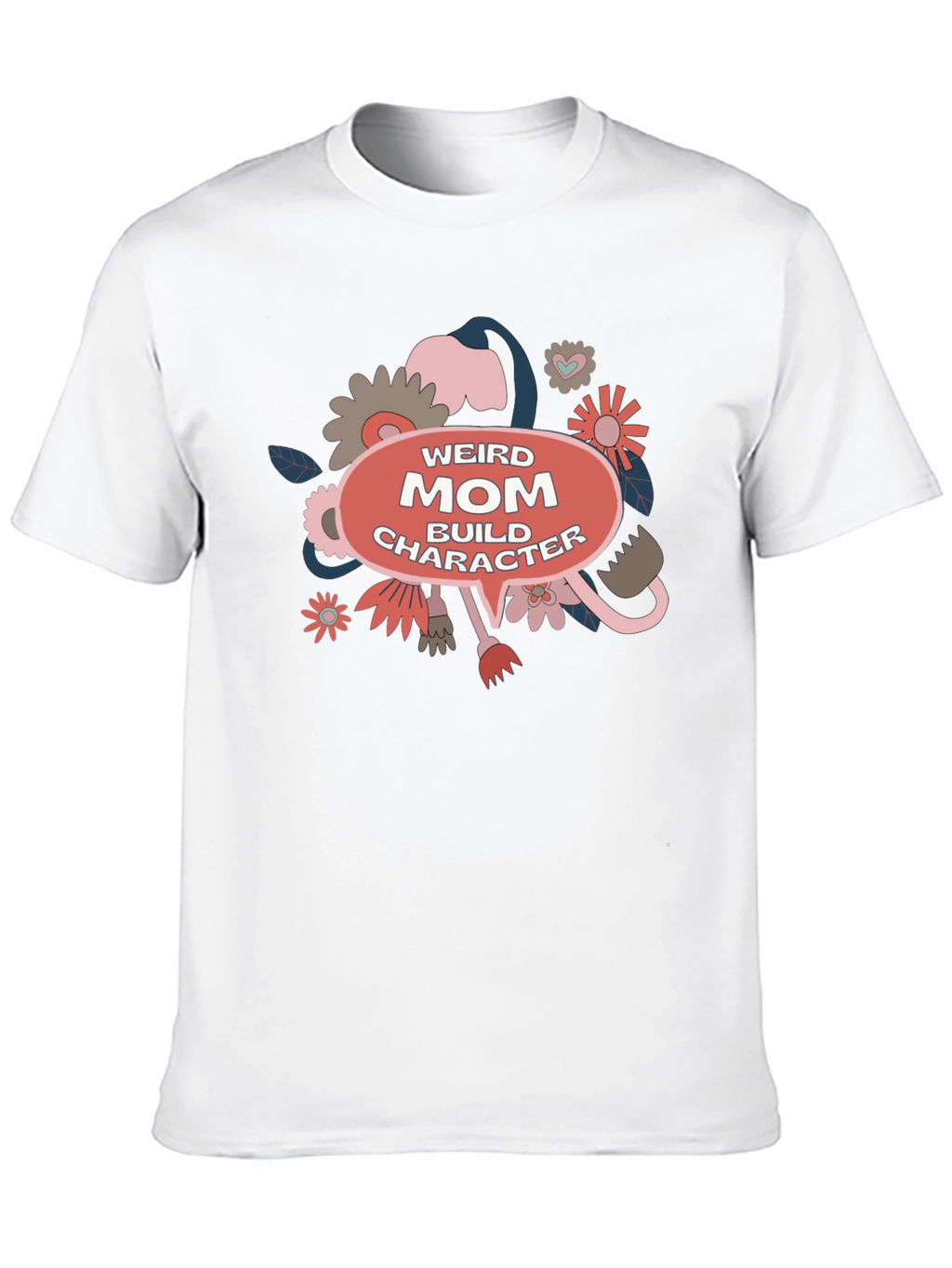 Weird Mom Build Character Graphic Tee