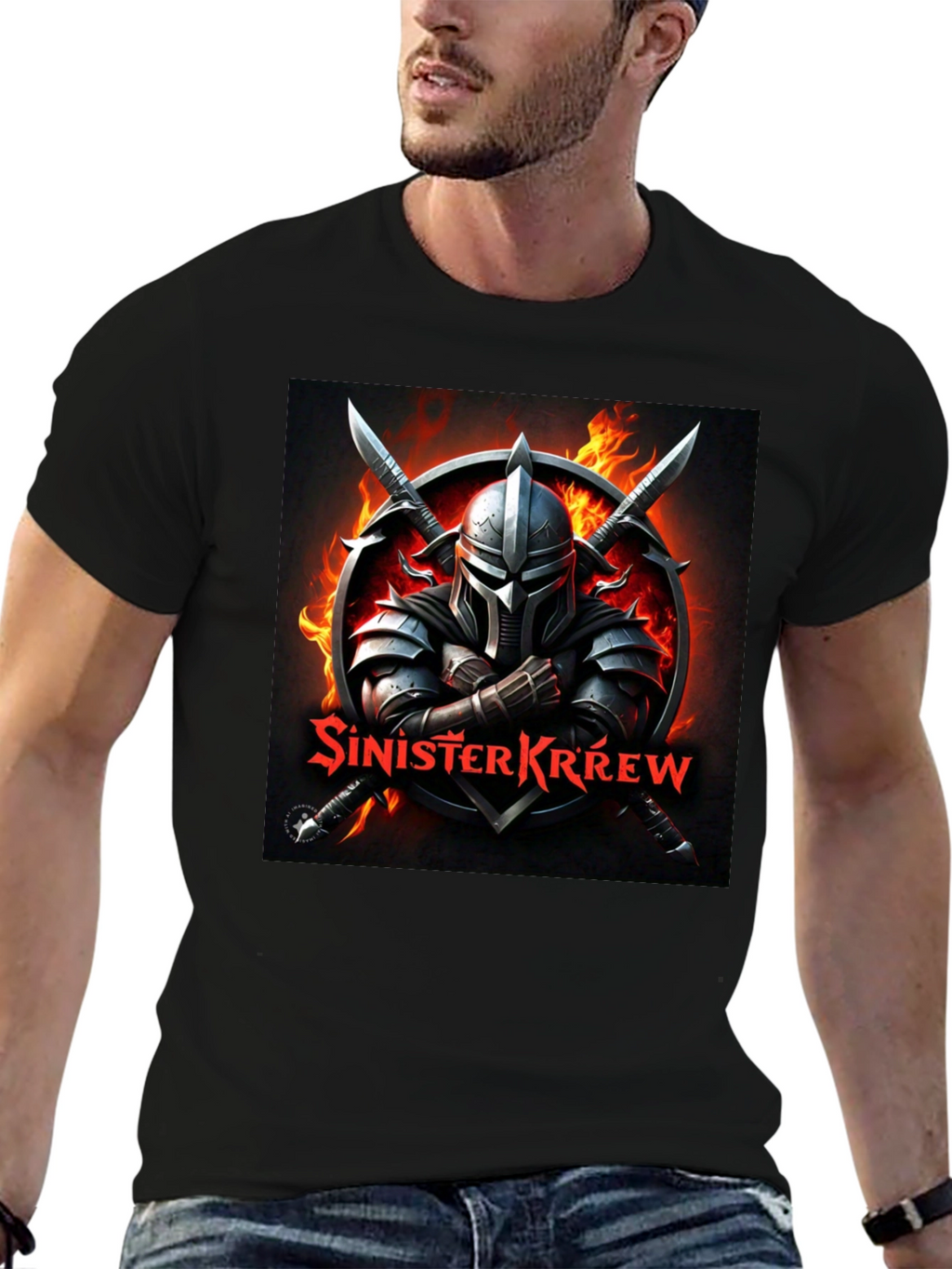 Sinister Krrew Warrior Graphic T-Shirt