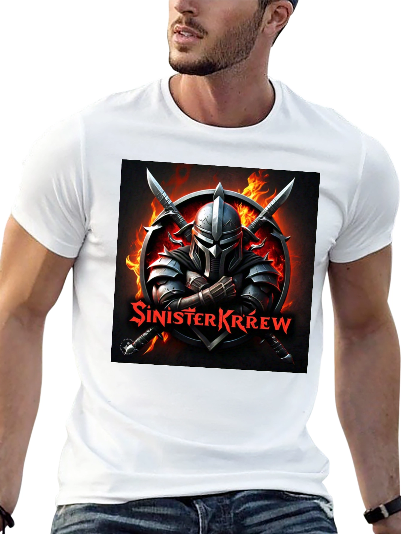 Sinister Krrew Warrior Graphic T-Shirt