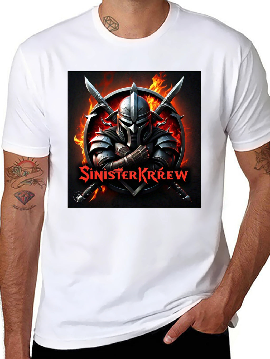 Sinister Krrew Warrior Graphic T-Shirt