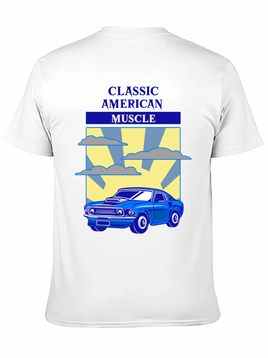 Classic American Muscle Car Graphic T-Shirt