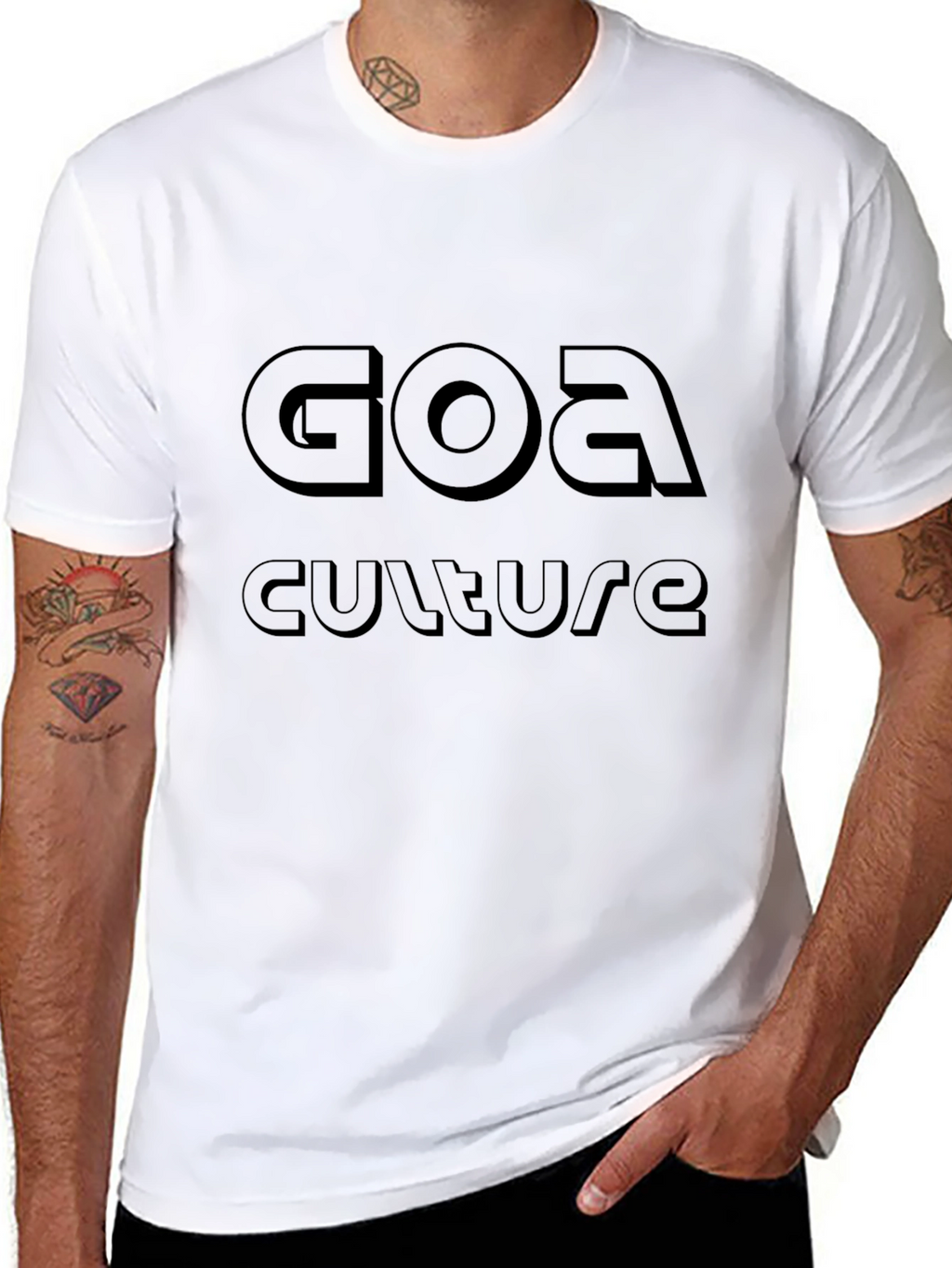 Goa Culture Black T-Shirt
