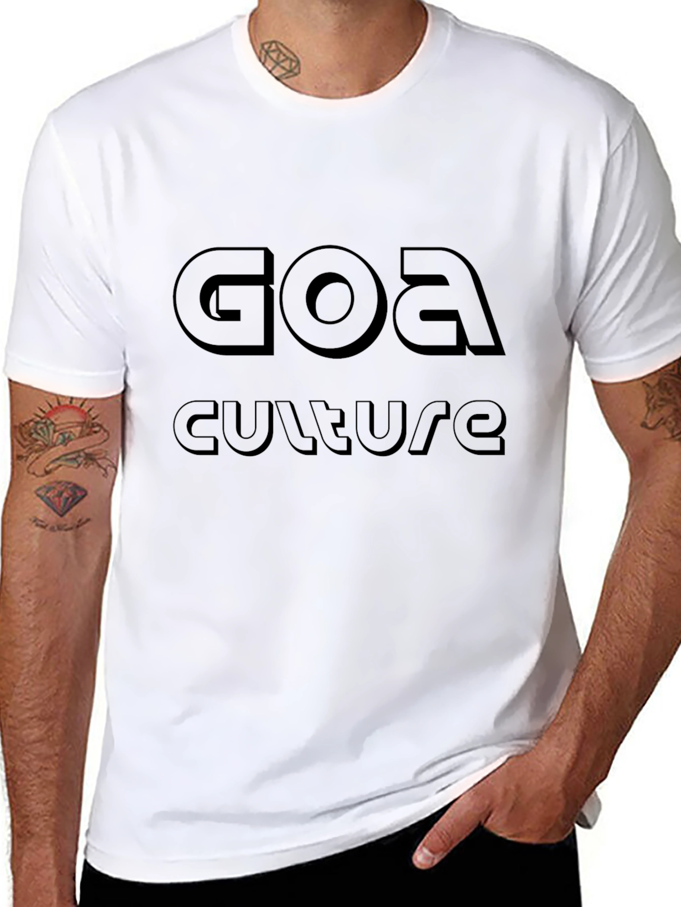 Goa Culture Black T-Shirt