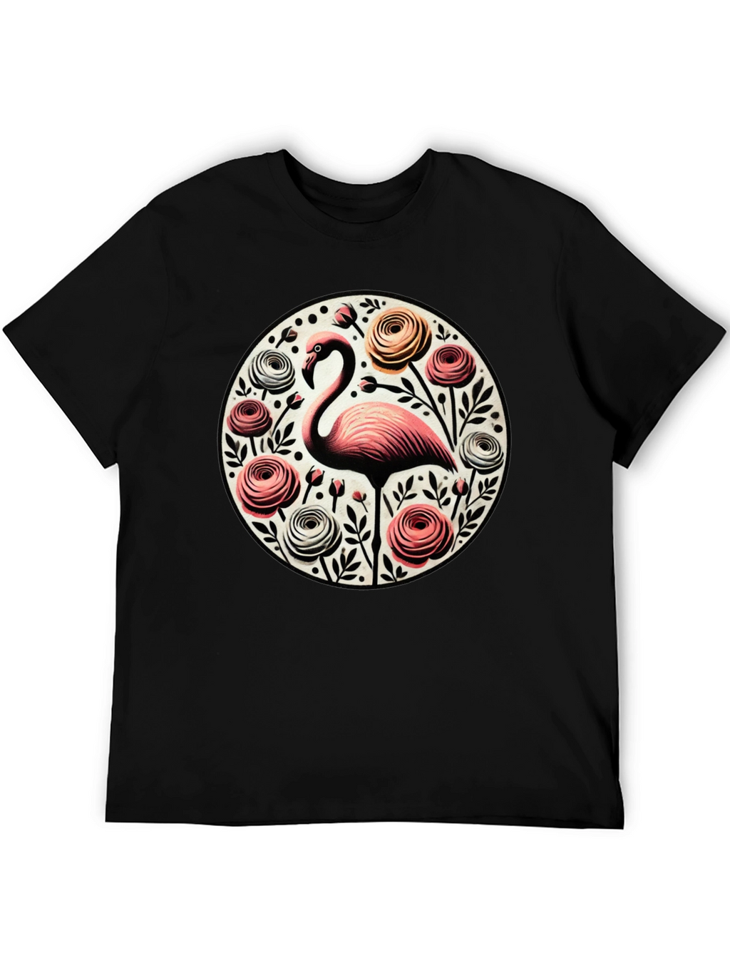 Flamingo Floral Graphic Tee