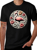 Flamingo Floral Graphic Tee