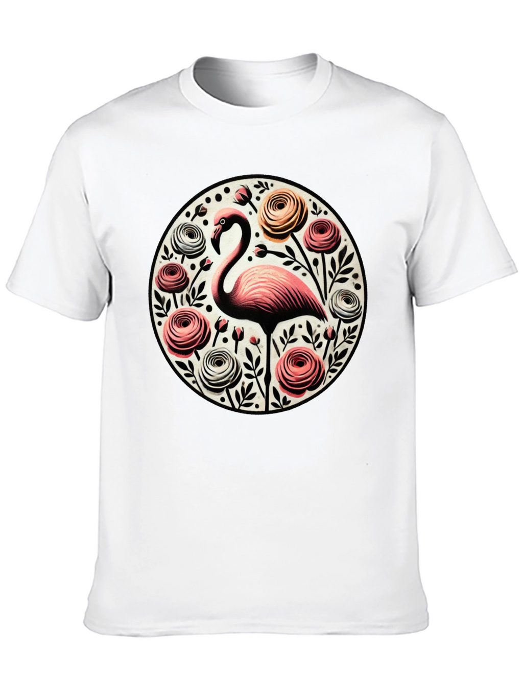 Flamingo Floral Graphic Tee
