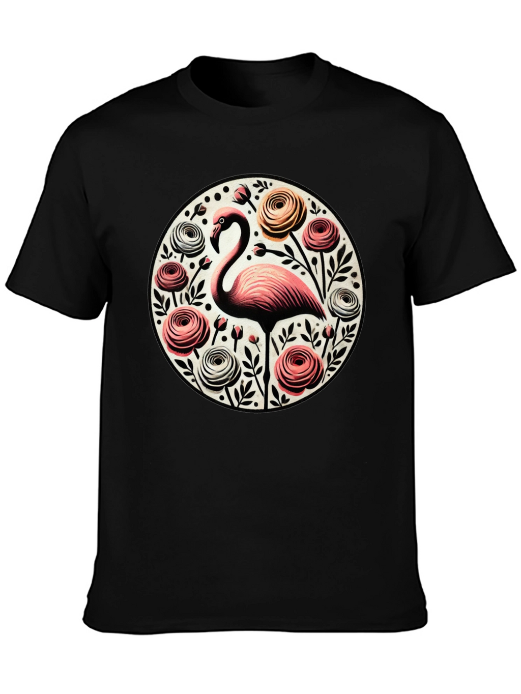 Flamingo Floral Graphic Tee