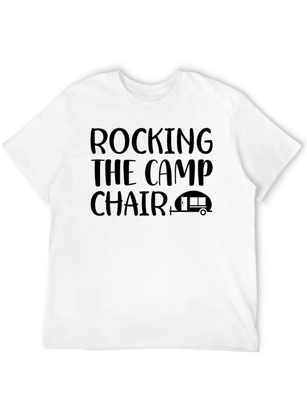 Rocking The Camp Chair Black T-Shirt