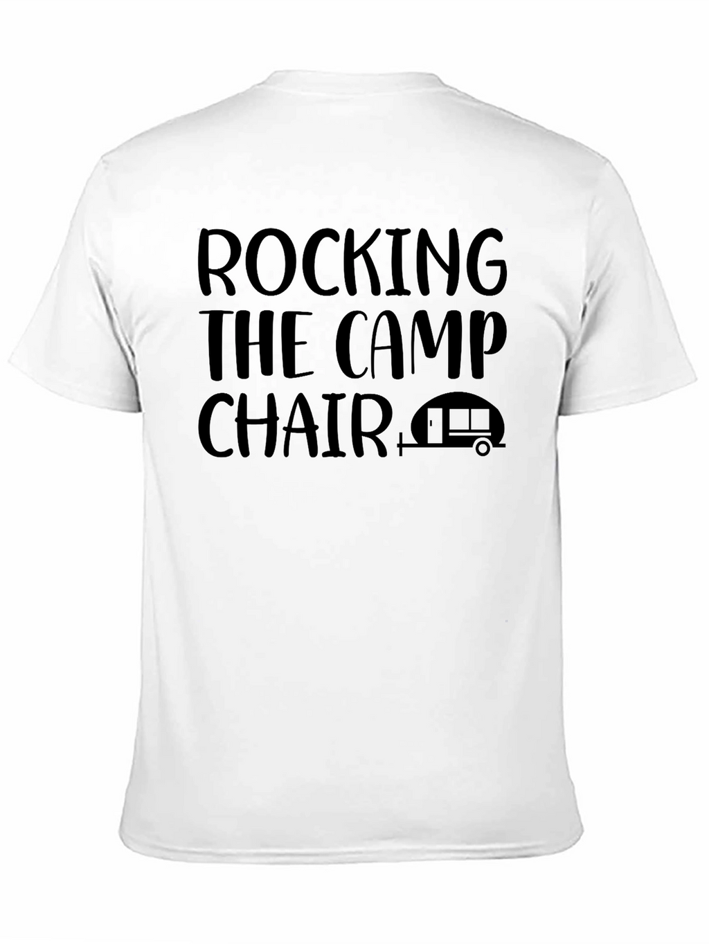 Rocking The Camp Chair Black T-Shirt