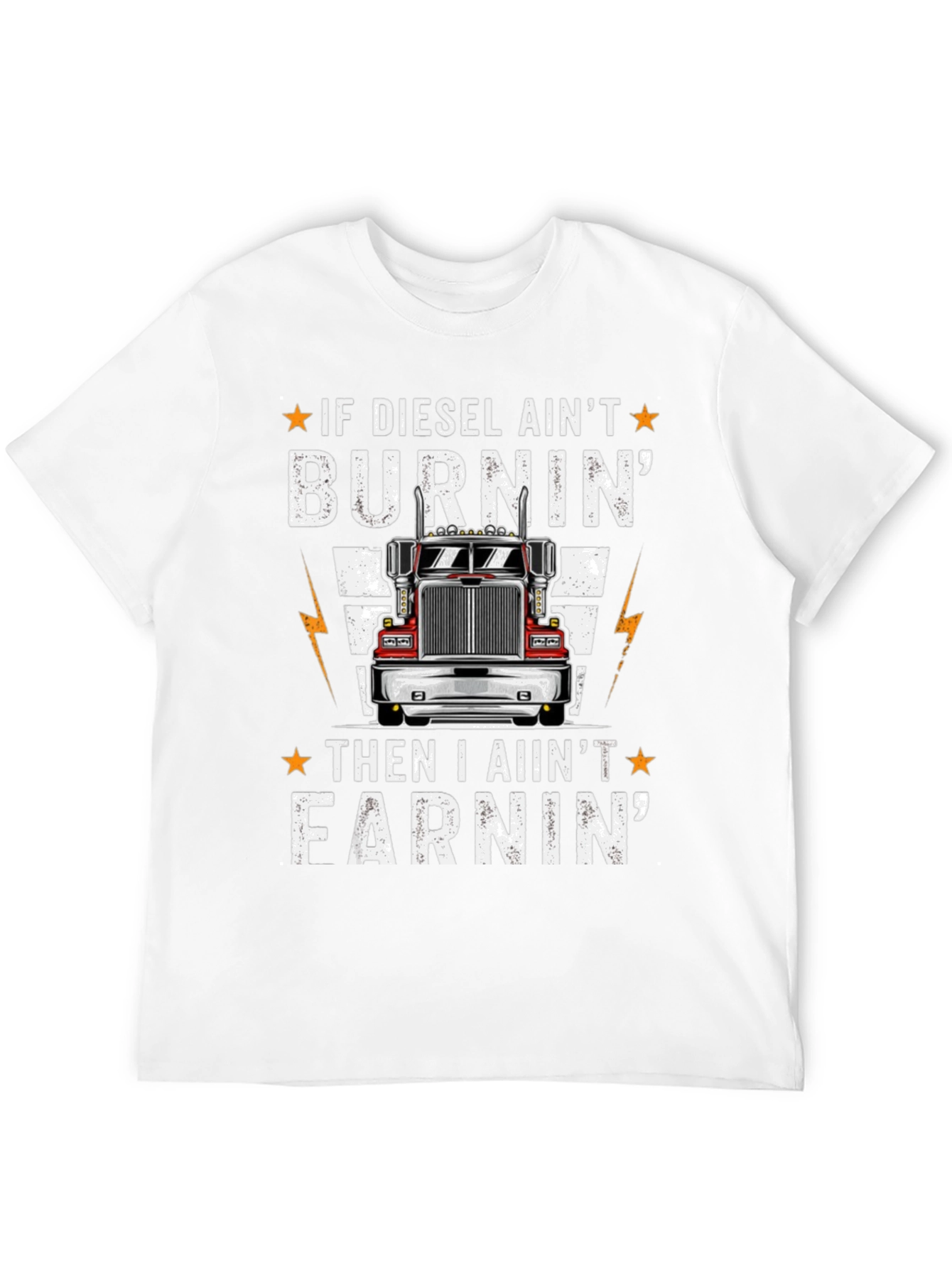 Diesel Burnin Trucker T-Shirt