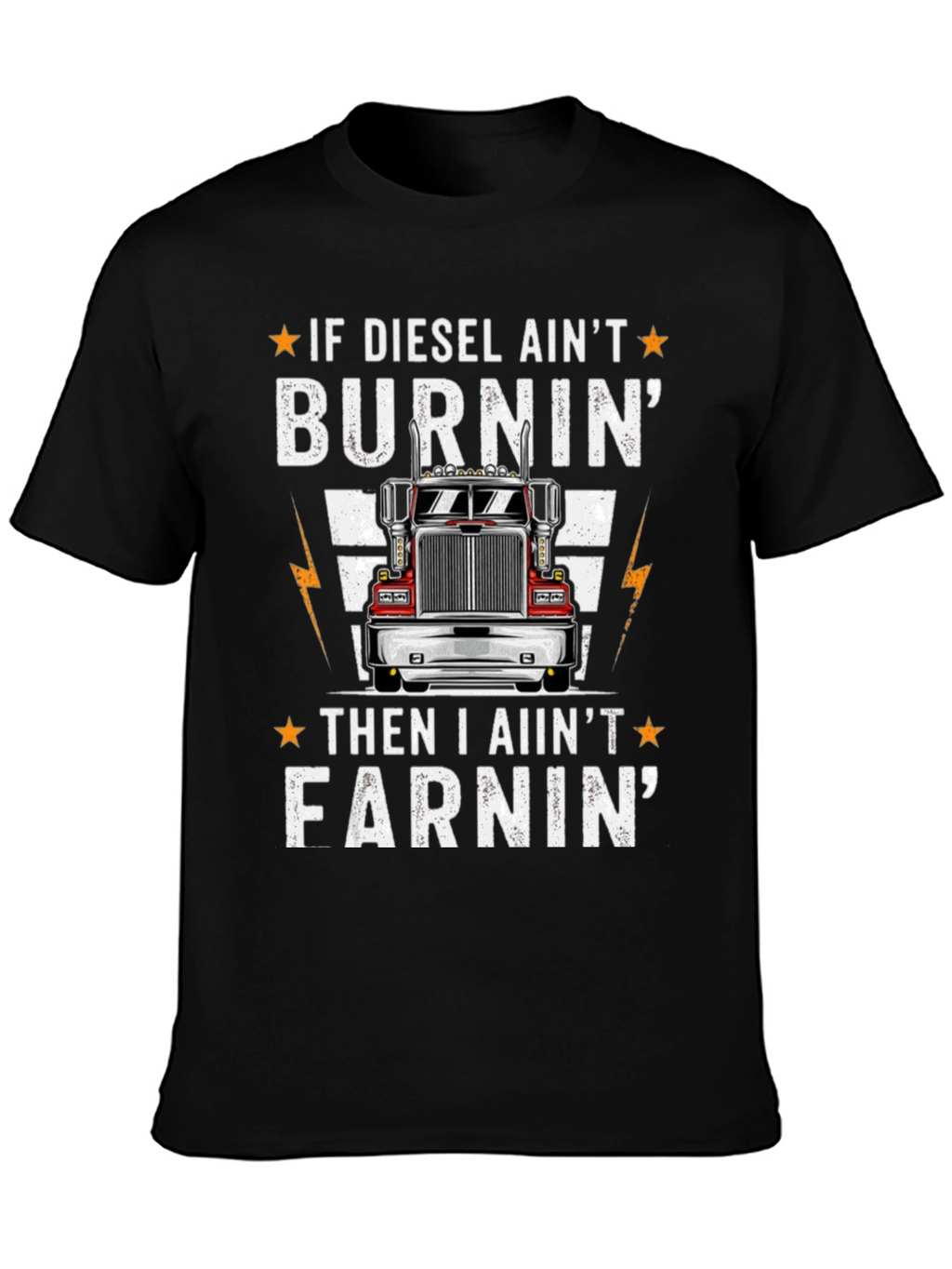 Diesel Burnin Trucker T-Shirt
