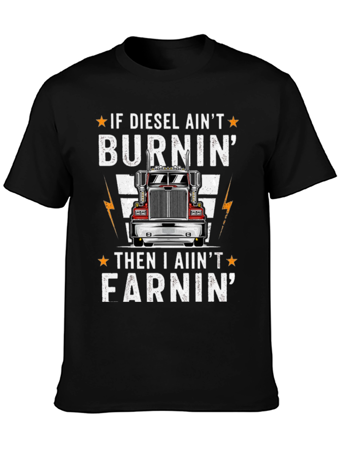 Diesel Burnin Trucker T-Shirt