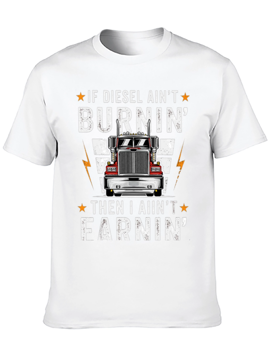 Diesel Burnin Trucker T-Shirt