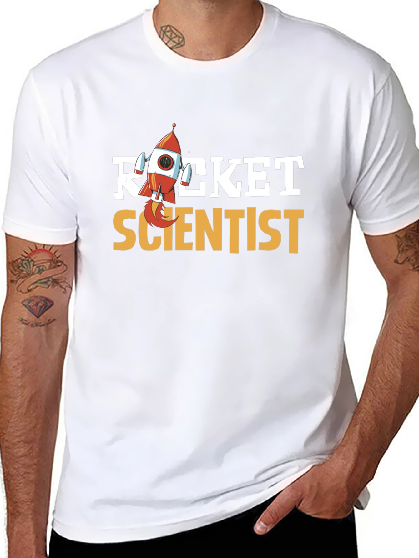 Rocket Scientist Graphic T-Shirt - Space Exploration Tee