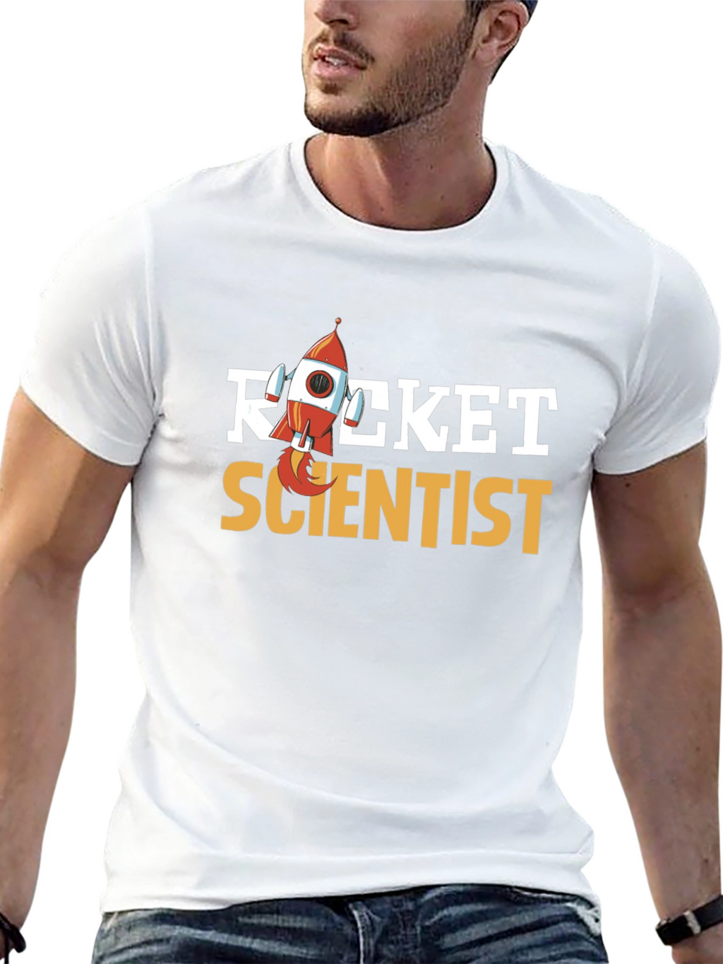 Rocket Scientist Graphic T-Shirt - Space Exploration Tee