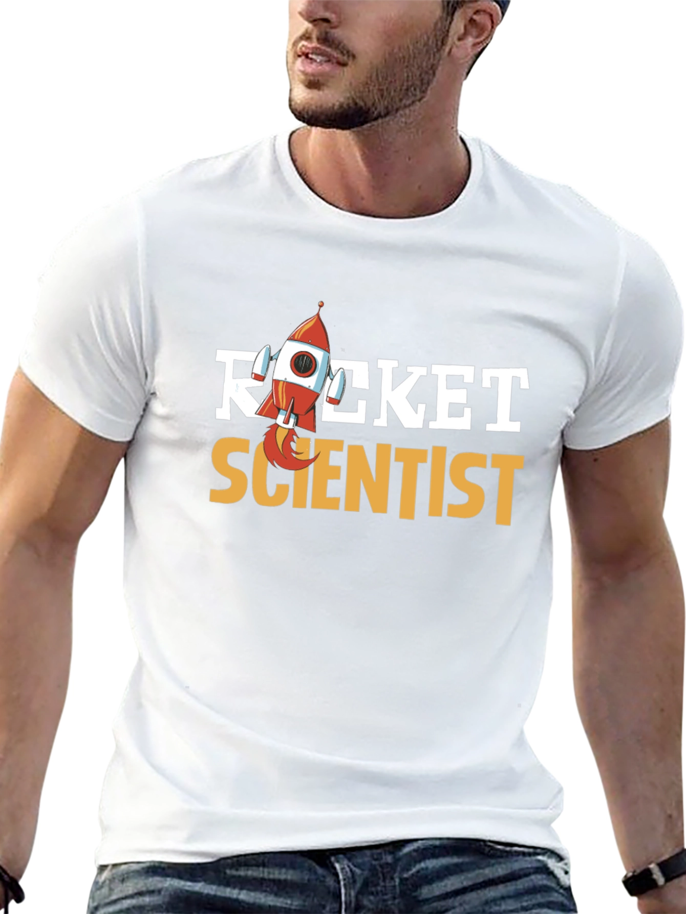 Rocket Scientist Graphic T-Shirt - Space Exploration Tee