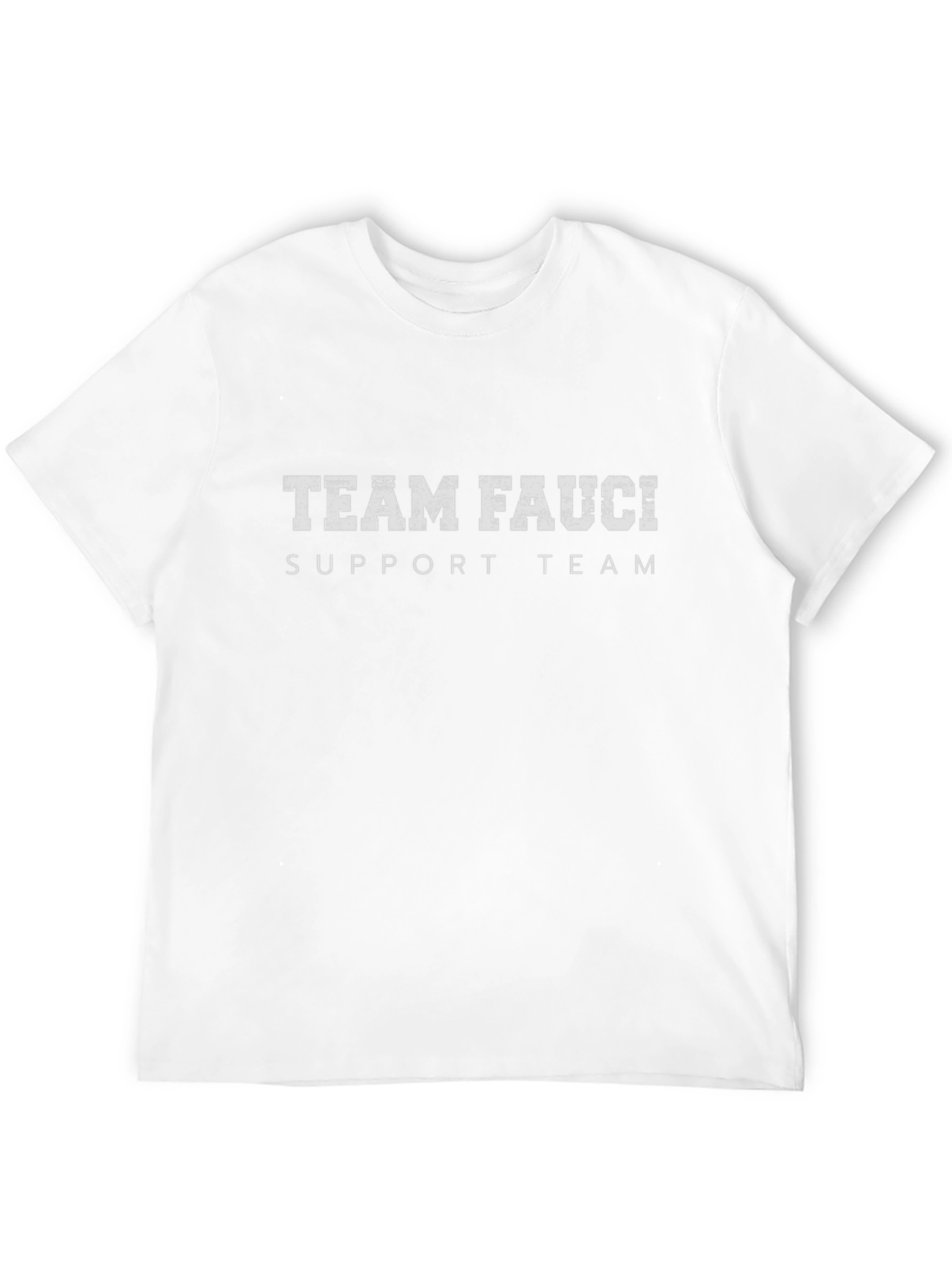 Team Fauci Support T-Shirt Black Cotton