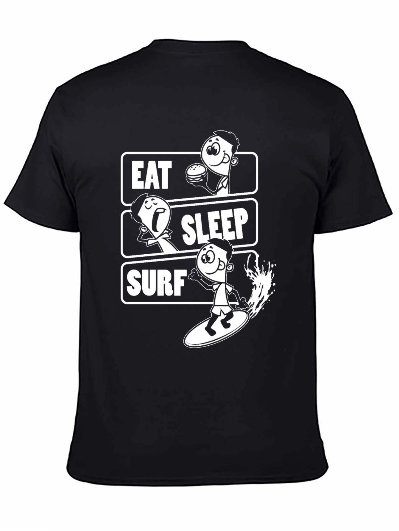Eat Sleep Surf Graphic Tee