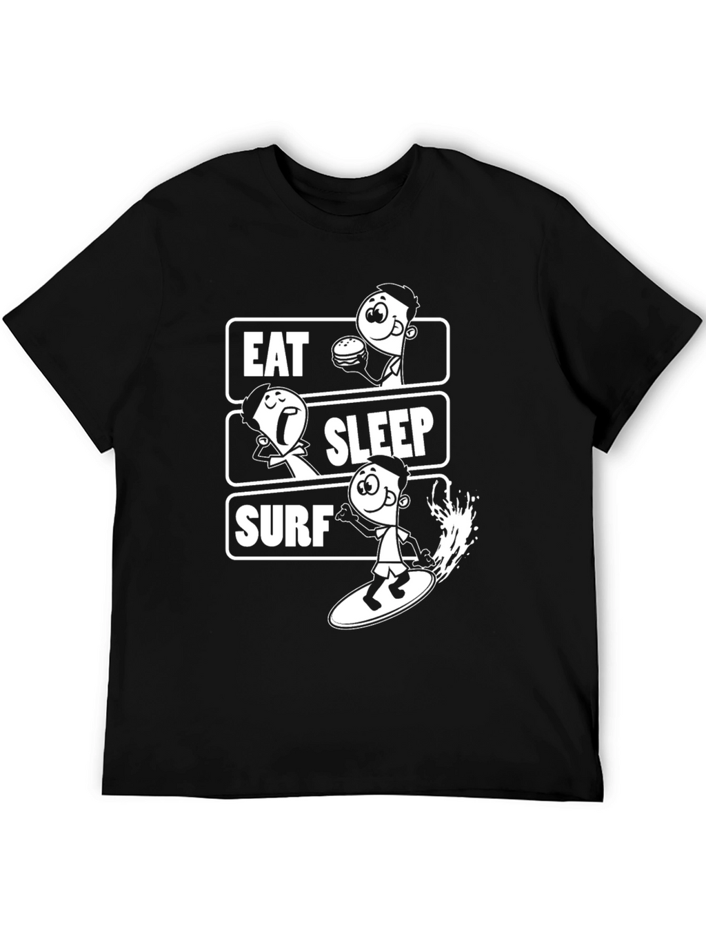 Eat Sleep Surf Graphic Tee