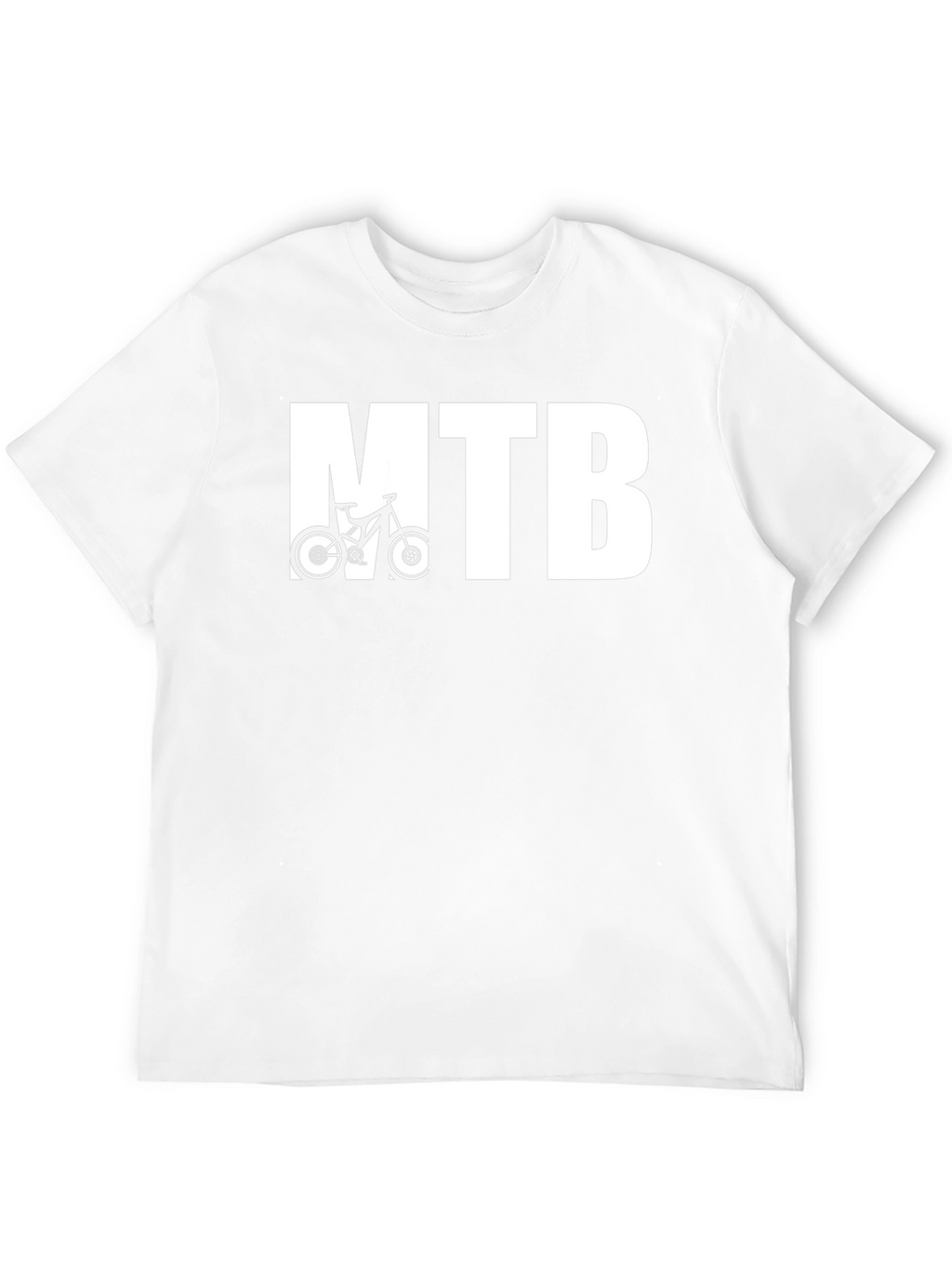 MTB Mountain Bike Graphic T-Shirt - Black