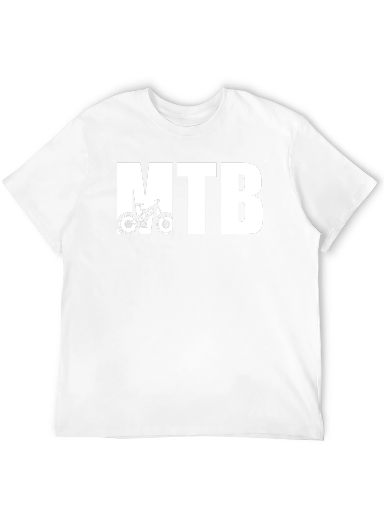 MTB Mountain Bike Graphic T-Shirt - Black