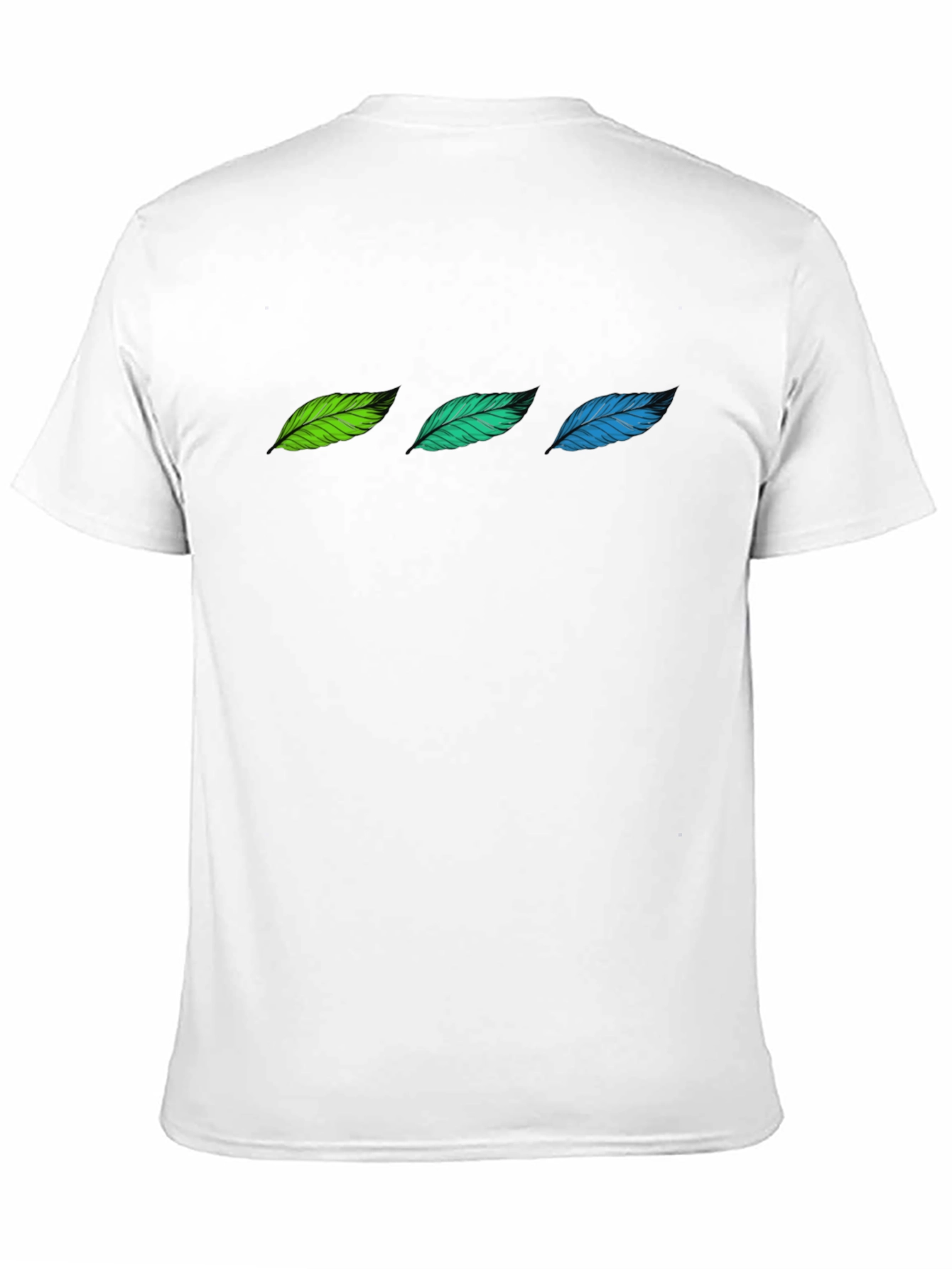 Feather Trio Black T-Shirt | Stylish & Comfortable
