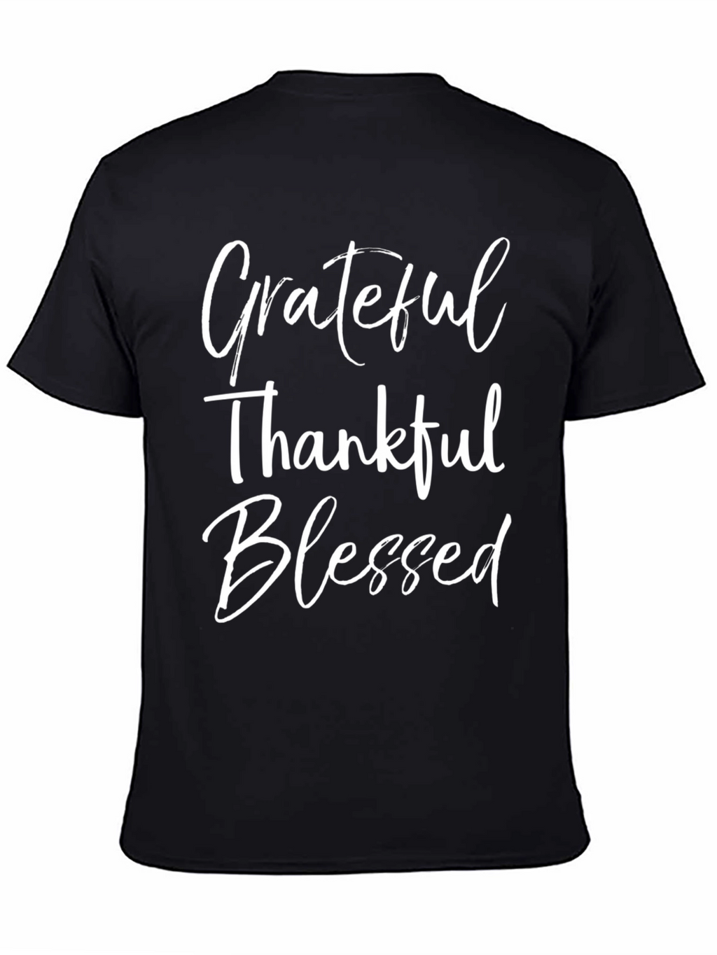 Grateful Thankful Blessed Graphic T-Shirt