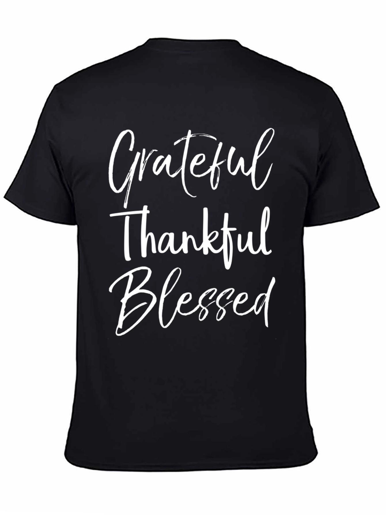 Grateful Thankful Blessed Graphic T-Shirt